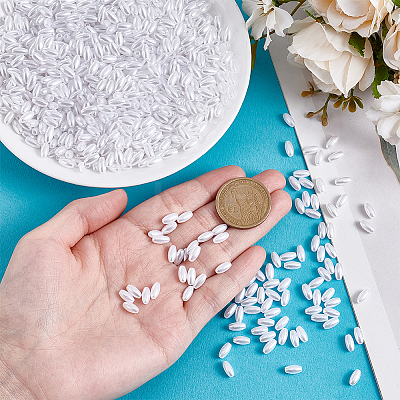 1400Pcs Plastic Imitation Pearl Beads KY-HY0001-23B-1