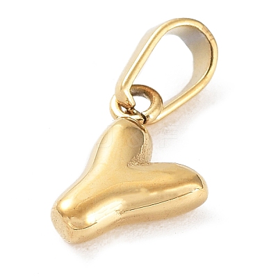 316L Surgical Stainless Steel Charms STAS-G315-01G-Y-1