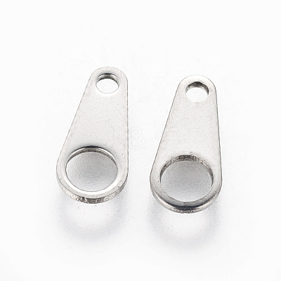 Tarnish Resistant 201 Stainless Steel Chain Tabs STAS-G192-25P-1