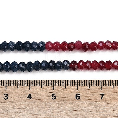 Gradient Color Natural White Jade Beads Strands G-Z069-01H-1