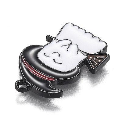 Halloween Theme Alloy Enamel Pendants ENAM-J649-03B-1