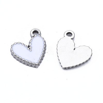 304 Stainless Steel Charms STAS-S080-044P-NR-1