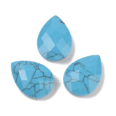 Synthetic Turquoise Cabochons G-C146-05D-1