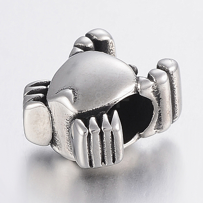 304 Stainless Steel Beads STAS-H446-72AS-1