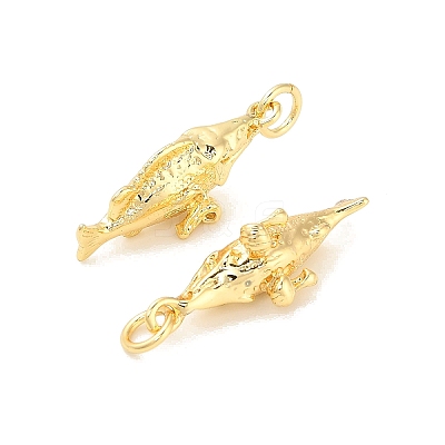 Brass Pendants KK-C144-01G-1