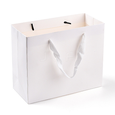 Rectangle Paper Bags with Rope Handles CARB-L011-02B-06-1