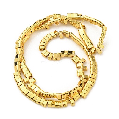Electroplated Non-magnetic Synthetic Hematite Beads Strands X-G-E495-11B-02-1