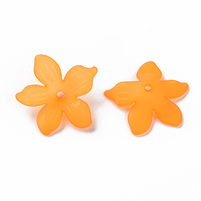 Frosted Acrylic Bead Caps MACR-S371-05A-724-1