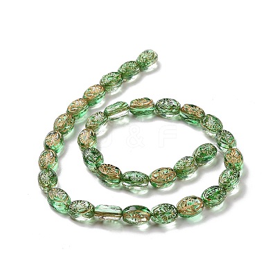 Transparent Glass Beads Strands GLAA-F114-05E-1