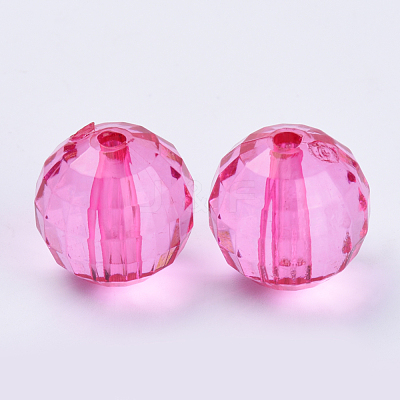 Transparent Acrylic Beads TACR-Q254-8mm-V08-1