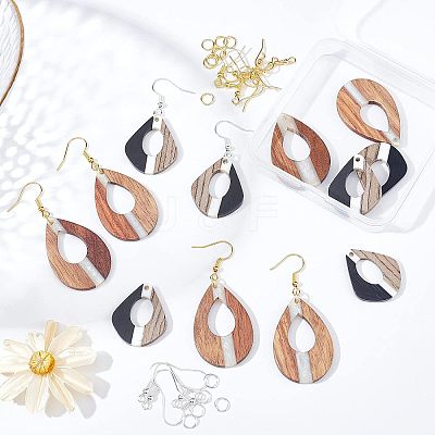 Charm Dangle Earring DIY Making Kit DIY-OC0007-77-1