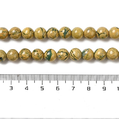Natural Verdite Stone Beads Strands G-P515-A01-01-1