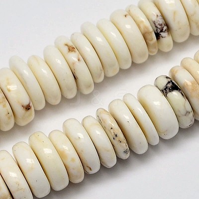 Natural Magnesite Beads Strands G-M138-43-1