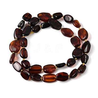 Natural Amber Beads Strands G-K376-G01-01-1