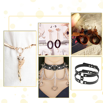 6 Styles Zinc Alloy Linking Rings FIND-PH0010-24-1