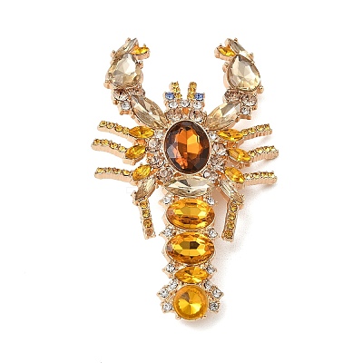 Alloy Rhinestone Brooch LS-AL-CBAC416-02-1
