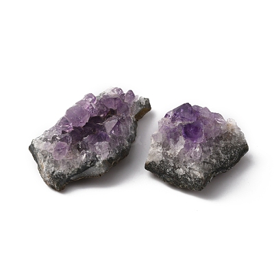 Natural Drusy Amethyst Display Decorations G-WH0021-31A-1