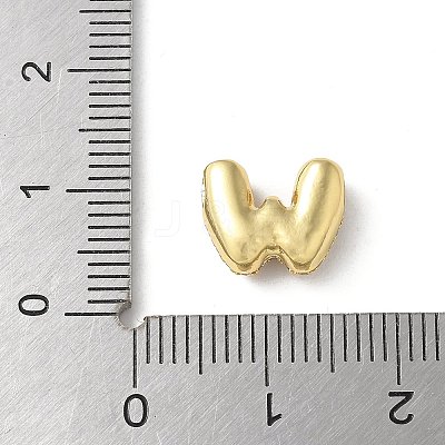 Brass Micro Pave Cubic Zirconia Beads KK-P290-61G-W-1