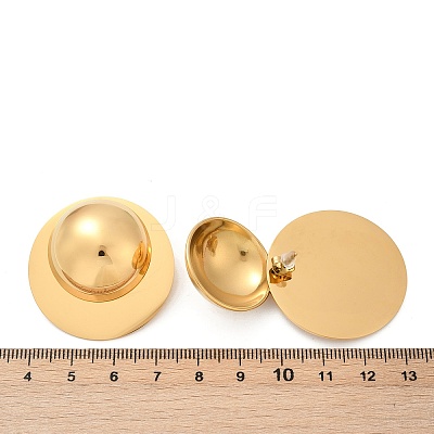 304 Stainless Steel Stud Earrings EJEW-S265-05G-1