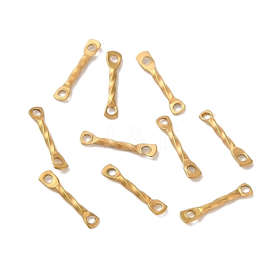 Ion Plating(IP) 304 Stainless Steel Connector Charms STAS-Q323-02A-G-1