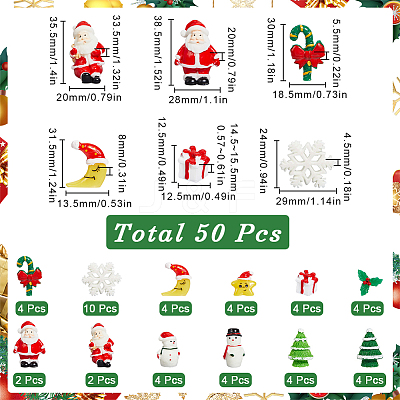 Christmas Resin Sculpture Ornaments RESI-SC0005-90B-1