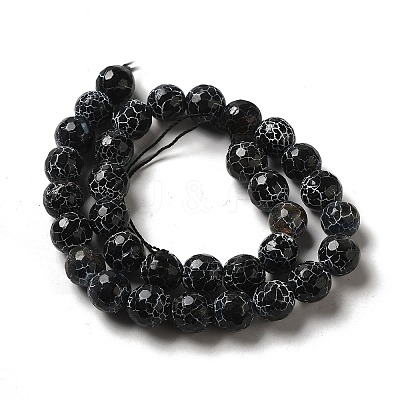 Crackle Agate Beads Strands G-A004-1-1