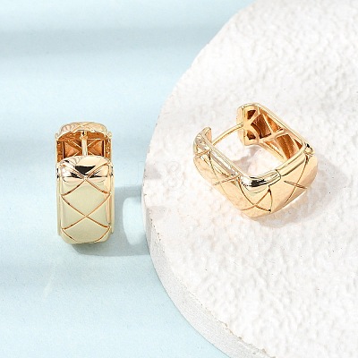 Brass Hoop Earrings KK-CBACA55-19G-1