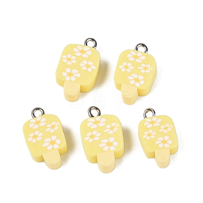 Handmade Polymer Clay Pendants CLAY-Q253-07P-04-1