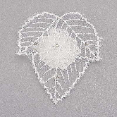 Milk Fiber Lace Embroidery Costume Accessories DIY-WH0019-53-1