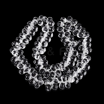 Transparent Glass Beads Strands X-GL-N005-02A-A01-1