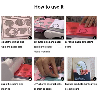 Carbon Steel Cutting Dies Stencils DIY-WH0170-154-1