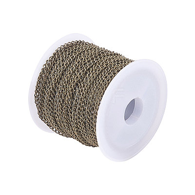 Brass Twisted Chains CHC-CJ0001-24AB-1