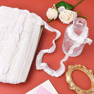 Stretchy Lace Trim Cotton String Threads for Jewelry Making OCOR-I001-248-1