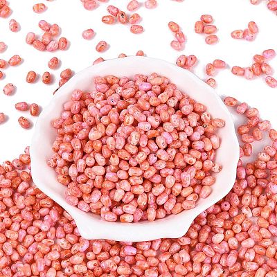 Picasso Glass Seed Beads SEED-N012-10A-1