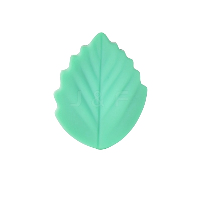 Leaf Food Grade Eco-Friendly Silicone Beads PW-WGEB31B-02-1