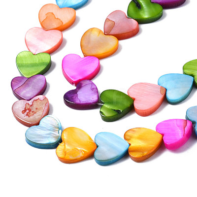 Natural Freshwater Shell Beads Strands SHEL-S278-024B-1