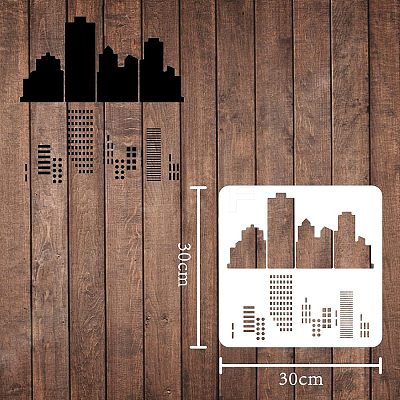 Plastic Reusable Drawing Painting Stencils Templates DIY-WH0172-230-1