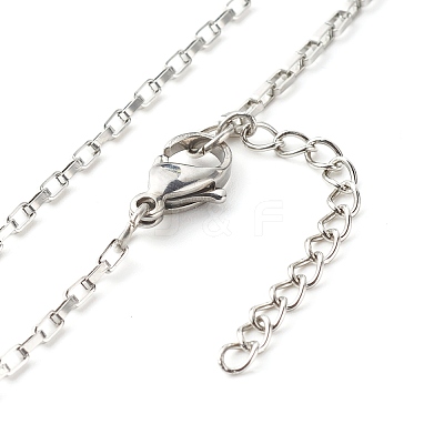 Non-Tarnish 304 Stainless Steel Venetian Chains Necklaces NJEW-JN03636-01-1