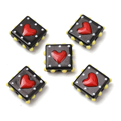 Glass Enamel Beads GL-CBA33A9-03F-1