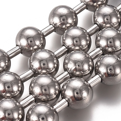 Tarnish Resistant 304 Stainless Steel Ball Chains CHS-E021-13K-P-1
