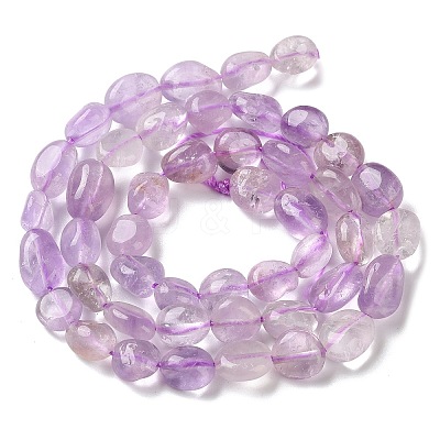 Natural Lavender Amethyst Beads Strands G-C268-A03-8x10mm-1