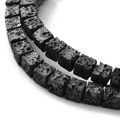 Natural Lava Rock Beads Strands G-H303-C02-1