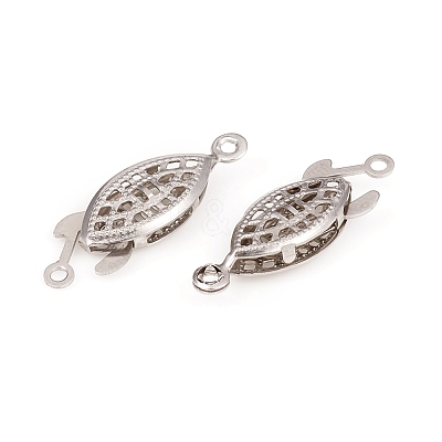 Tarnish Resistant 304 Stainless Steel Box Clasps LS-STAS-G229-03P-1