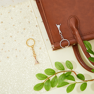 Pull Hook Gesture Alloy Pendant Keychain KEYC-WH0036-36A-1