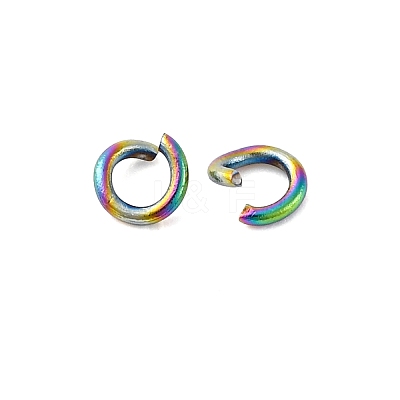 Ion Plating(IP) 304 Stainless Steel Open Jump Rings STAS-N098-062E-01-1