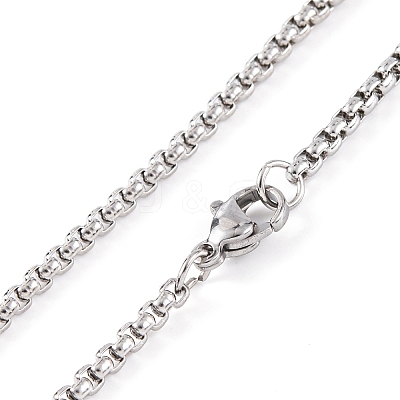 Lotus 201 Stainless Steel Pendant Necklaces LS-NJEW-F320-04P-1