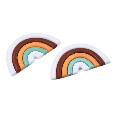 Handmade Polymer Clay Cabochons CLAY-N010-030-09-1
