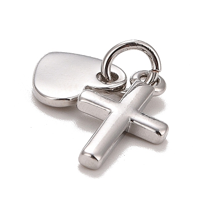 Rack Plating Real 18K Gold Plated Brass Pendants LS-KK-E275-08P-1
