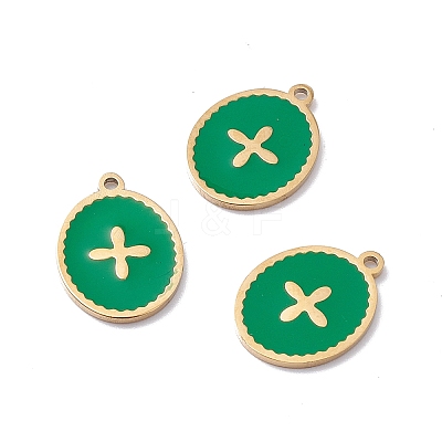 Ion Plating(IP) 304 Stainless Steel Pendants STAS-H168-03G-04-1