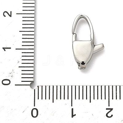 304 Stainless Steel Lobster Claw Clasps STAS-B089-01G-P-1